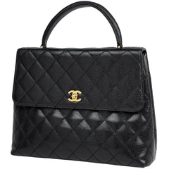 シャネル ココマーク ハンドバッグ キャビアスキン A12397 レディース ブランドバッグ・小物 【中古】brbag