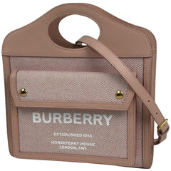 バーバリー ポケットバッグ ハンドバッグ キャンバス レディース ブランドバッグ・小物 【中古】brbag