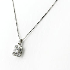 ダイヤモンド デザインネックレス ネックレス Pt900 Pt850 ダイヤモンド レディース ノンブランドジュエリー 【中古】nbjwl