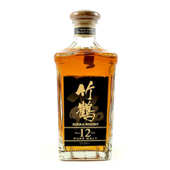 ニッカ 竹鶴 12年 ピュアモルト 角瓶 660ml 国産ウイスキー 酒 【古酒】liqbb【東京都内限定お届け】