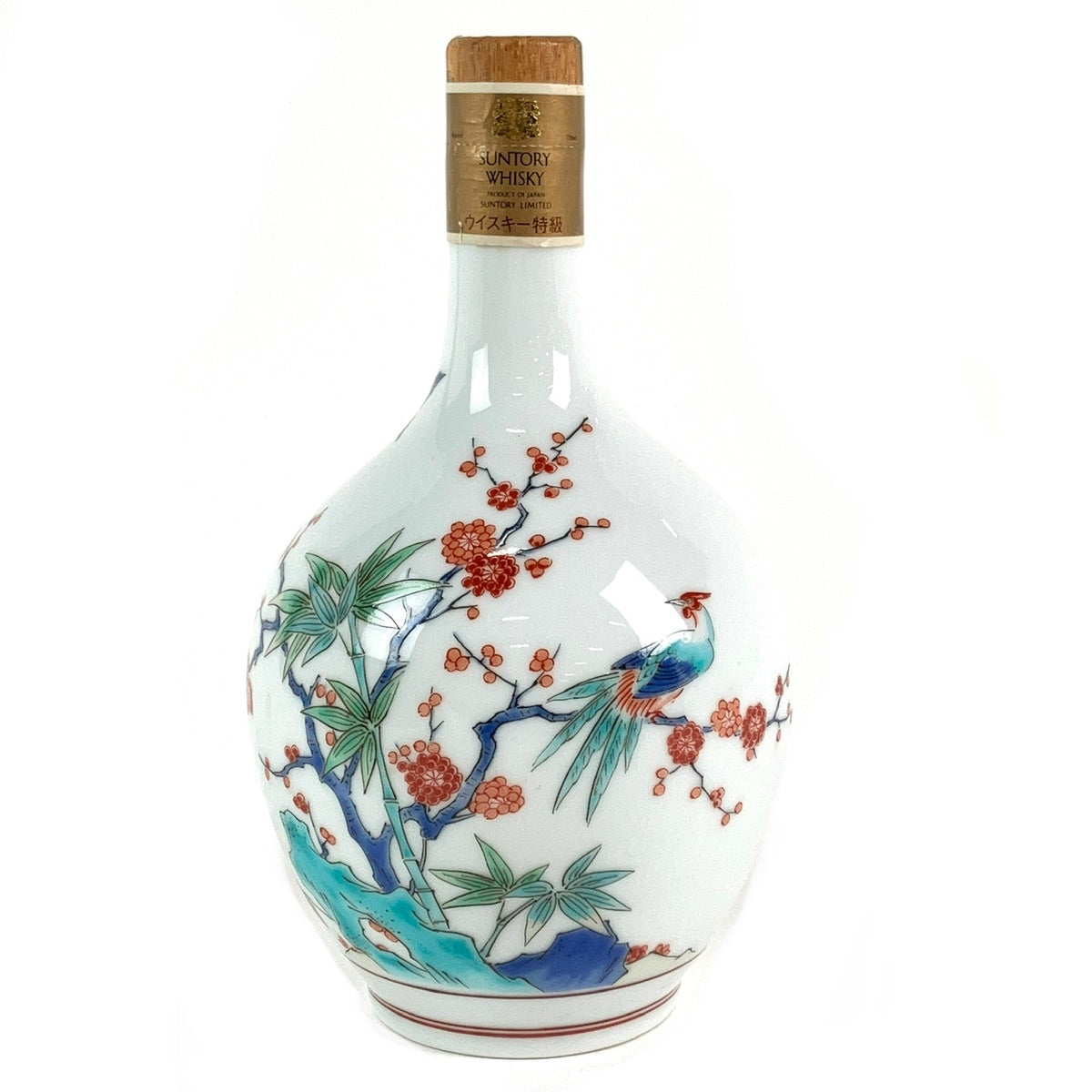サントリー　エクセレンス 有田焼 錦鶏菊梅竹文 【古酒】 サントリー エクセレンス 有田焼 錦鶏菊梅竹文 特級 陶器ボトル 720ml