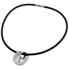 ジョージジェンセン メビウス ネックレス シルバー925 ラバー レディース ブランドアクセサリー 【中古】bracc