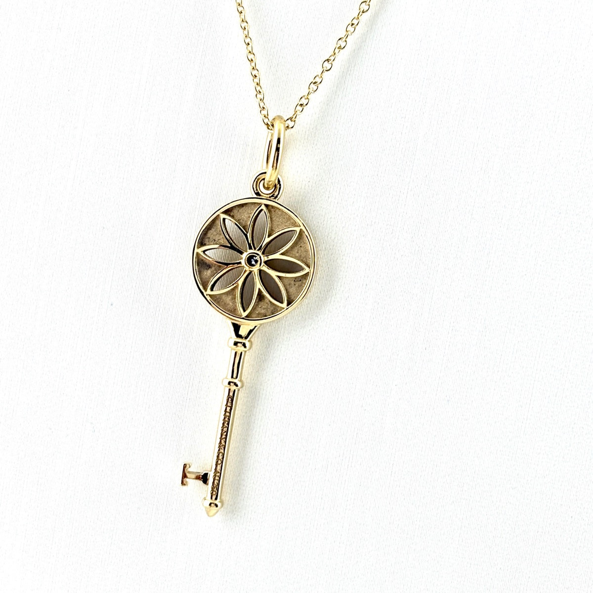 訳あり格安★TIFFANY&Co.デイジーキー ダイヤモンドネックレス ティファニー デイジー キー ネックレス ネックレス 750 ダイヤモンド