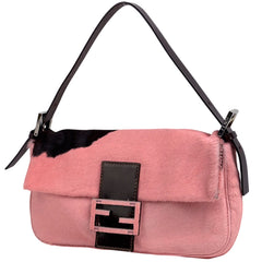 フェンディ ズッカロゴ マンマバゲット ショルダーバッグ ハラコ 26424 レディース ブランドバッグ・小物 【中古】brbag