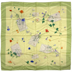 エルメス カレ90 Des fleurs pour le dire スカーフ シルク レディース ブランドバッグ・小物 【中古】brbag