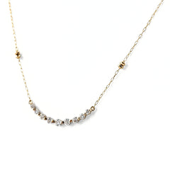 メレダイヤ デザインネックレス ネックレス K18 ダイヤモンド レディース ノンブランドジュエリー 【中古】nbjwl