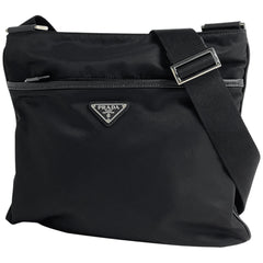 プラダ ロゴプレート　ショルダーバッグ ナイロン 2VH053 レディース ブランドバッグ・小物 【中古】brbag