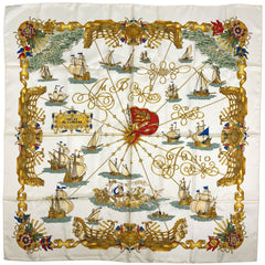 エルメス カレ90 VOILES DE LUMIERE スカーフ シルク レディース ブランドバッグ・小物 【中古】brbag
