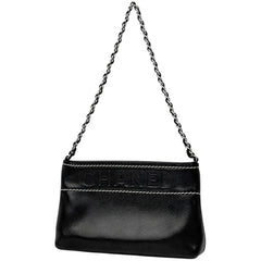 シャネル ロゴ チェーン ハンドバッグ レザー レディース ブランドバッグ・小物 【中古】brbag