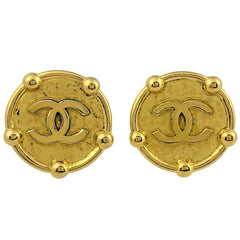 シャネル ココマーク ラウンド イヤリング GP レディース ブランドアクセサリー 【中古】bracc