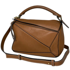 ロエベ パズルバッグ スモール ハンドバッグ レザー レディース ブランドバッグ・小物 【中古】brbag