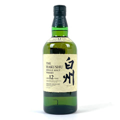 サントリー 白州 12年 シングルモルト 旧 700ml 国産ウイスキー 酒 【古酒】liqbb【東京都内限定お届け】