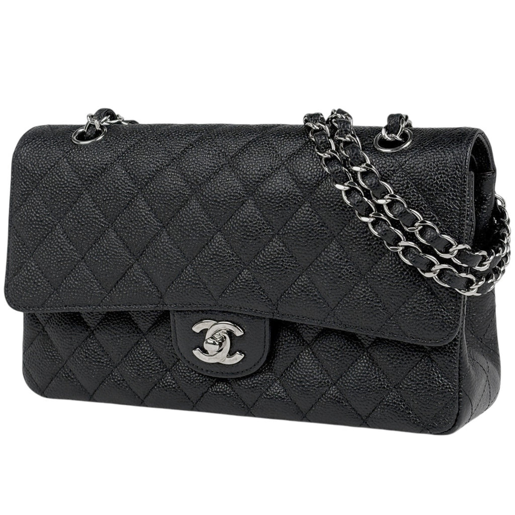 シャネル CHANEL マトラッセ Wフラップ ショルダーバッグ バッグ キャビアスキン(グレインドカーフ) レディース ブラック系 A01112 【中古】 楽天市場】シャネル CHANEL マトラッセ Wフラップ ショルダーバッグ