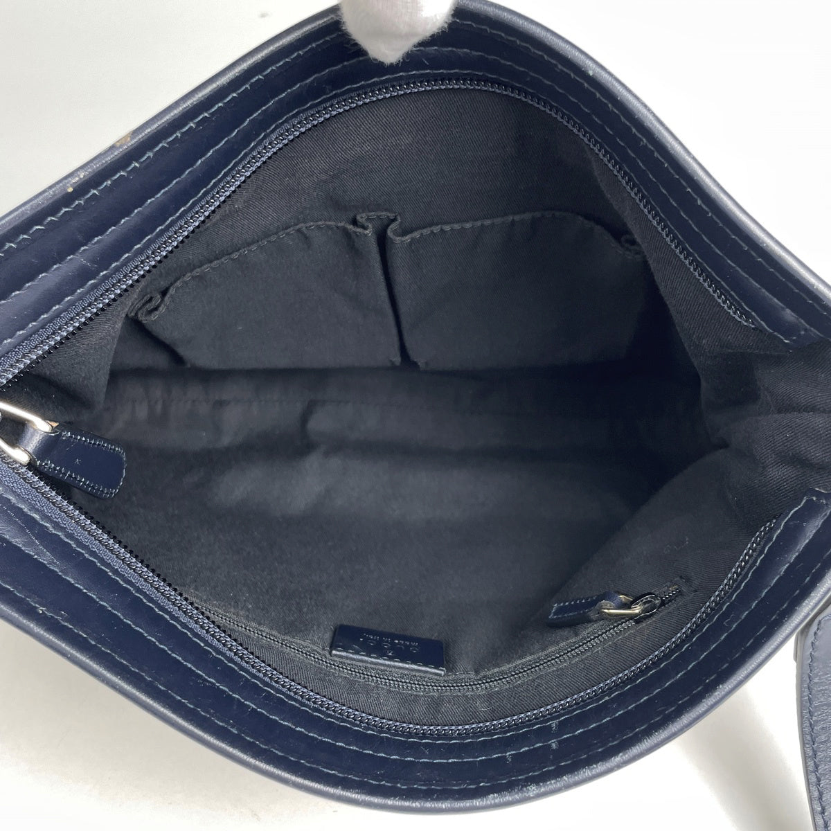 グッチ 美品 大きめ ショルダー バッグ GG柄 ネイビー gu68 GUCCI（グッチ） 並行輸入 ショルダーバッグ オフィディア 746308