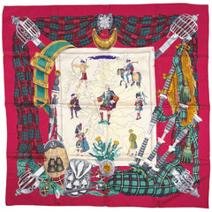 エルメス カレ90 SCOTLAND スカーフ シルク レディース ブランドバッグ・小物 【中古】brbag
