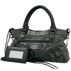 バレンシアガ ザ ファースト ハンドバッグ レザー 103208 レディース ブランドバッグ・小物 【中古】brbag