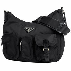 プラダ ロゴプレート ショルダーバッグ ナイロン BT0523 レディース ブランドバッグ・小物 【中古】brbag
