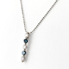 メレダイヤ デザインネックレス ネックレス Pt900 Pt850 ダイヤモンド レディース ノンブランドジュエリー 【中古】nbjwl