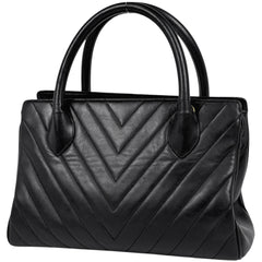 シャネル Vステッチ ハンドバッグ レザー レディース ブランドバッグ・小物 【中古】brbag