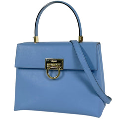 サルヴァトーレフェラガモ ガンチーニ ハンドバッグ レザー 0290 レディース ブランドバッグ・小物 【中古】brbag