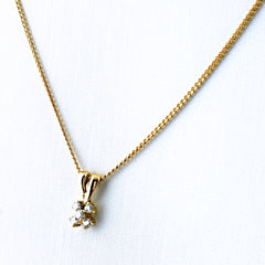 ヴァンドーム青山 メレダイヤ ネックレス ネックレス K18 ダイヤモンド レディース ブランドジュエリー 【中古】brjwl