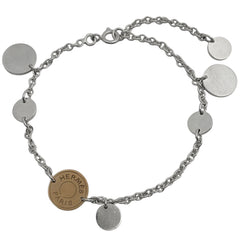 エルメス エクスリブリス ブレスレット シルバー925 750 レディース ブランドアクセサリー 【中古】bracc