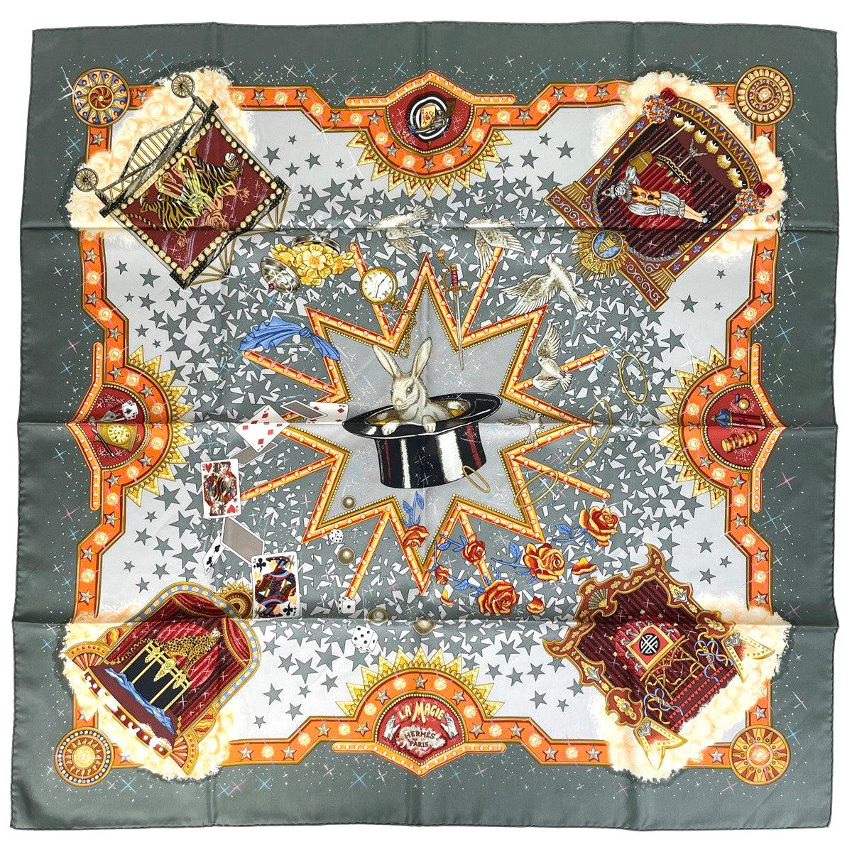 【sale】エルメス カレ90 Jeux de paille スカーフ エルメス カレ90 LA MAGIE スカーフ シルク レディース ブランドバッグ
