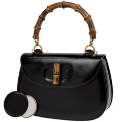 グッチ バンブー ハンドバッグ レザー レディース ブランドバッグ・小物 【中古】brbag