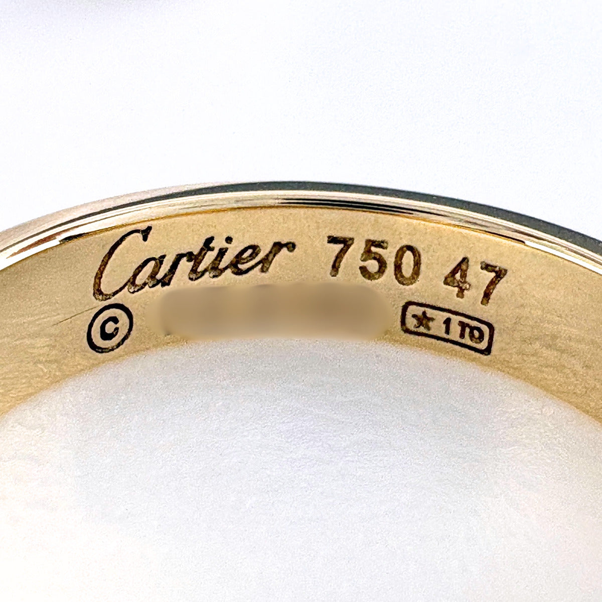 カルティエ ミニ ラブ リング リング 7号 750 レディース ブランド