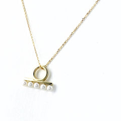 タサキ バランス ネックレス ネックレス 750 パール レディース ブランドジュエリー 【中古】brjwl