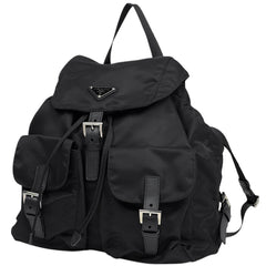 プラダ ロゴプレート リュックサック ナイロン 1BZ811 レディース ブランドバッグ・小物 【中古】brbag