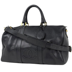 シャネル ココマーク ボストンバッグ キャビアスキン レディース ブランドバッグ・小物 【中古】brbag