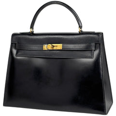 エルメス ケリー32 ハンドバッグ ボックスカーフ 〇J レディース ブランドバッグ・小物 【中古】brbag