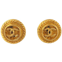 シャネル ココマーク ラウンド イヤリング GP レディース ブランドアクセサリー 【中古】bracc