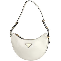 プラダ ロゴプレート ショルダーバッグ レザー 1BC194　 レディース ブランドバッグ・小物 【中古】brbag