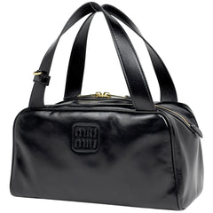 ミュウ ミュウ ロゴ ハンドバッグ レザー 5BB182 レディース ブランドバッグ・小物 【中古】brbag