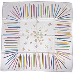 エルメス カレ90 A VOS CRAYONS スカーフ シルク レディース ブランドバッグ・小物 【中古】brbag