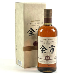 ニッカ 余市 12年 シングルモルト 700ml 国産ウイスキー 酒 【古酒】liqbb【東京都内限定お届け】