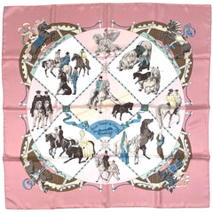 エルメス カレ90 Musee Vivant du Cheval Chantilly スカーフ シルク レディース ブランドバッグ・小物 【中古】brbag