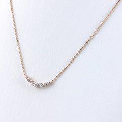 ヴァンドーム青山 メレダイヤ ネックレス ネックレス K18 ダイヤモンド レディース ブランドジュエリー 【中古】brjwl