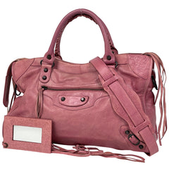 バレンシアガ ザ シティ ハンドバッグ レザー 115748 レディース ブランドバッグ・小物 【中古】brbag
