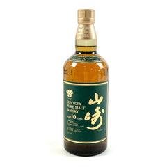 サントリー 山崎 10年 ピュアモルト グリーンラベル 750ml 国産ウイスキー 酒 【古酒】liqbb【東京都内限定お届け】