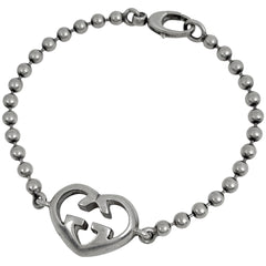 グッチ ハートモチーフ ブレスレット レディース ブランドアクセサリー 【中古】bracc