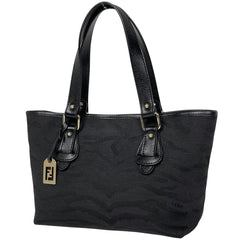 フェンディ ロゴ ハンドバッグ キャンバス 8BH117 レディース ブランドバッグ・小物 【中古】brbag