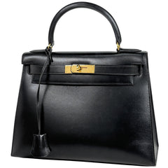 エルメス ケリー28 ハンドバッグ ボックスカーフ 〇Z レディース ブランドバッグ・小物 【中古】brbag