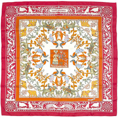 エルメス カレ90 EARLY AMERICA スカーフ シルク レディース ブランドバッグ・小物 【中古】brbag