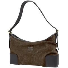 ロエベ アナグラム ショルダーバッグ スエード レディース ブランドバッグ・小物 【中古】brbag