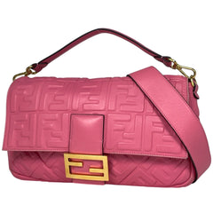 フェンディ ロゴ ショルダーバッグ レザー 8BR771 レディース ブランドバッグ・小物 【中古】brbag