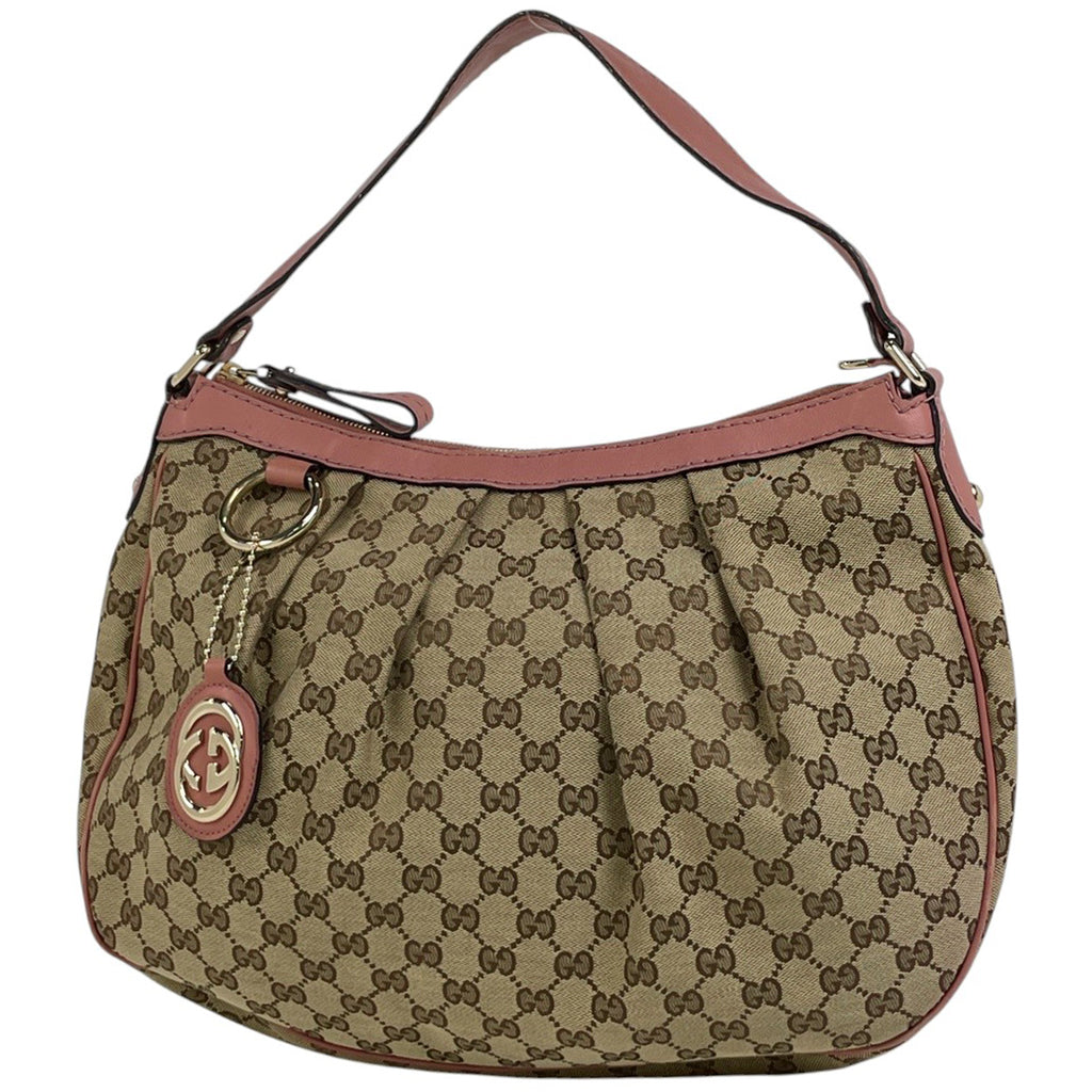 GUCCI ワンショルダー GGキャンバス レザー スーキー　232955 グッチ GG柄 スーキー ショルダーバッグ GGキャンバス 232955