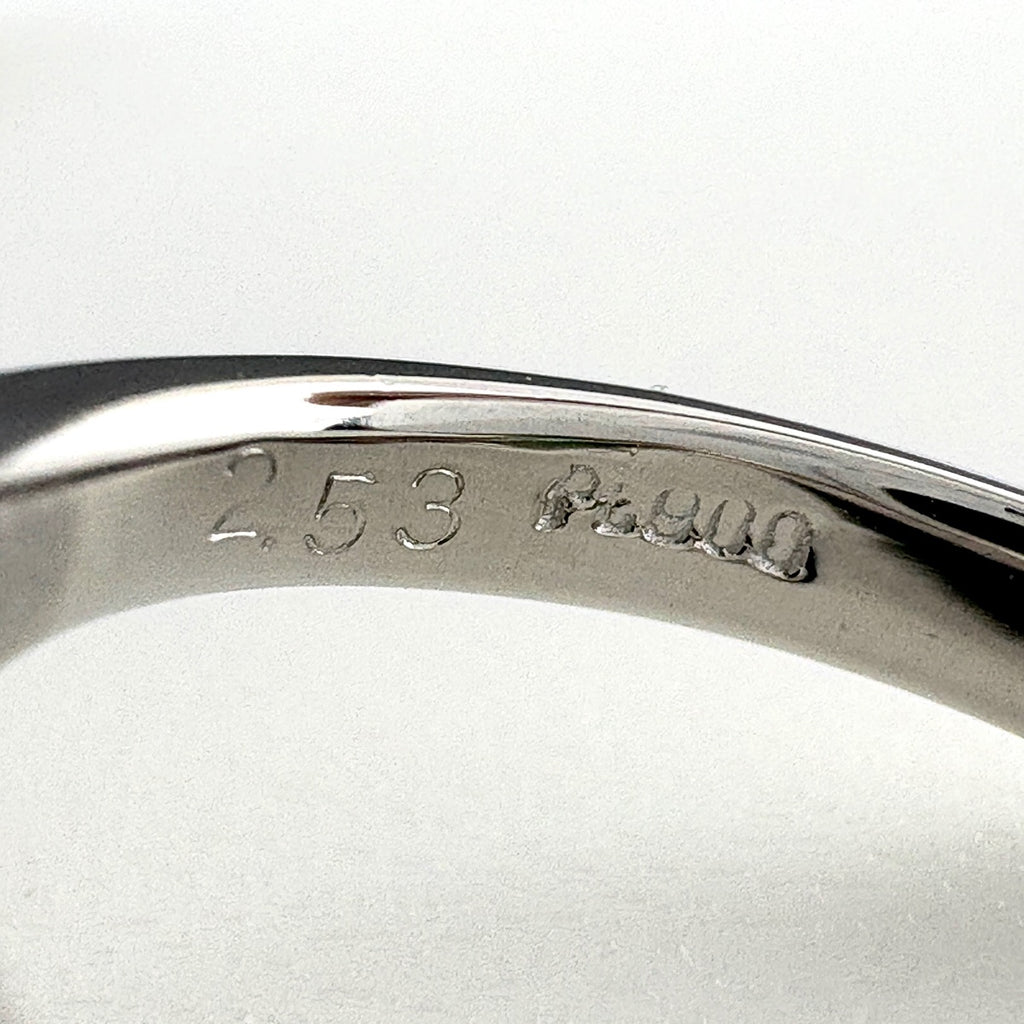 メレダイヤ デザインリング リング 12号 Pt900 エメラルド